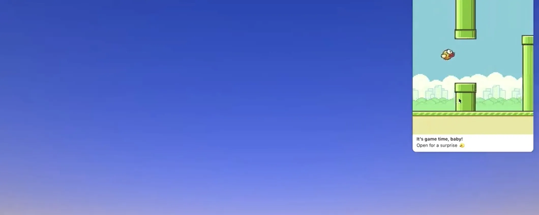 Flappy Bird su macOS Big Sur