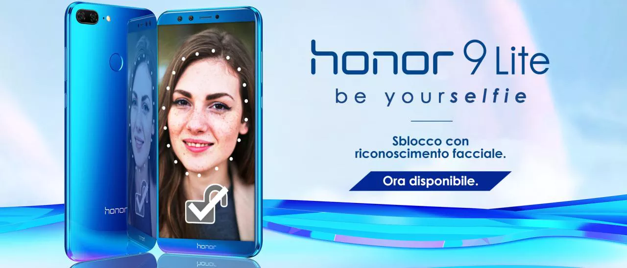 Honor 9 Lite, attivato il Face Unlock