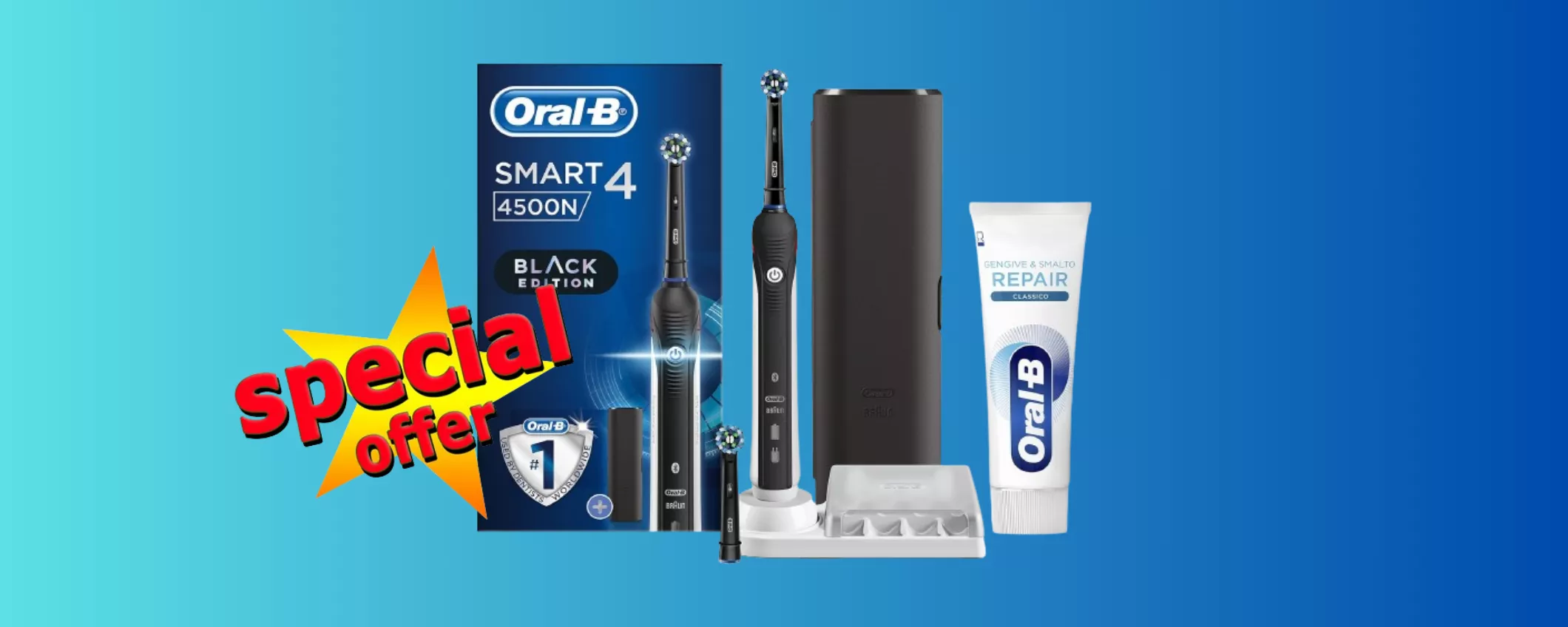 SCONTO FOLLE DEL 62% sullo Spazzolino Elettrico Oral-B con custodia da VIAGGIO