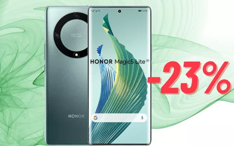 Honor Magic5 Lite a €299,90: potenza e design in SCONTO (-23%)