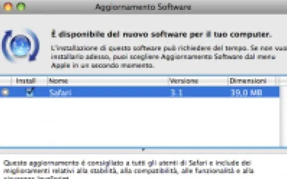 Rilasciato Safari 3.1.1