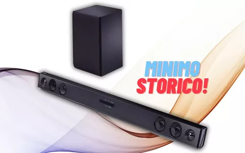 LG Soundbar al MINIMO STORICO: audio top a soli 119€ (-40%)