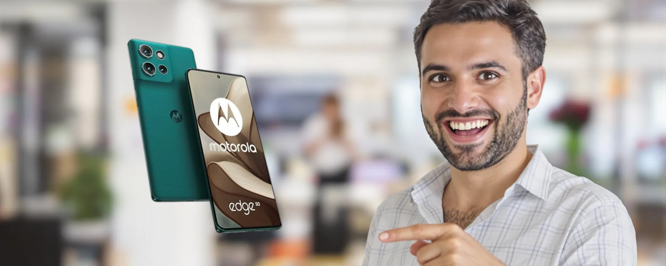 Motorola Edge 50: design esclusivo e prestazioni al top con il 37% di sconto