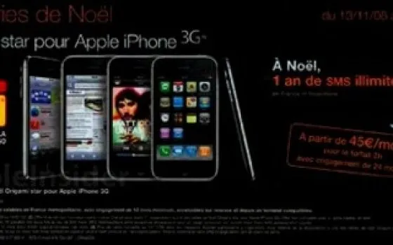 Orange porta il prezzo di iPhone 8Gb a 99 € in Francia