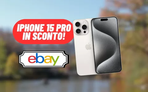 iPhone 15 Pro in SUPER SCONTO su eBay: offertona