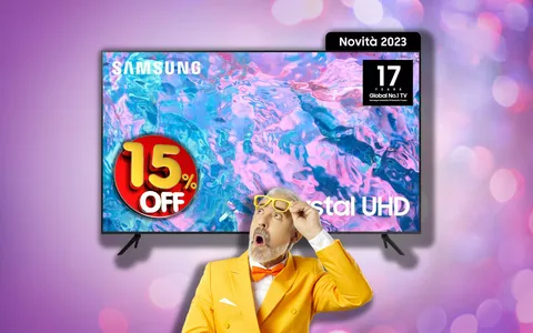 MOMENTO PERFETTO: Samsung Crystal UHD da 50 pollici a prezzo RIDICOLO!