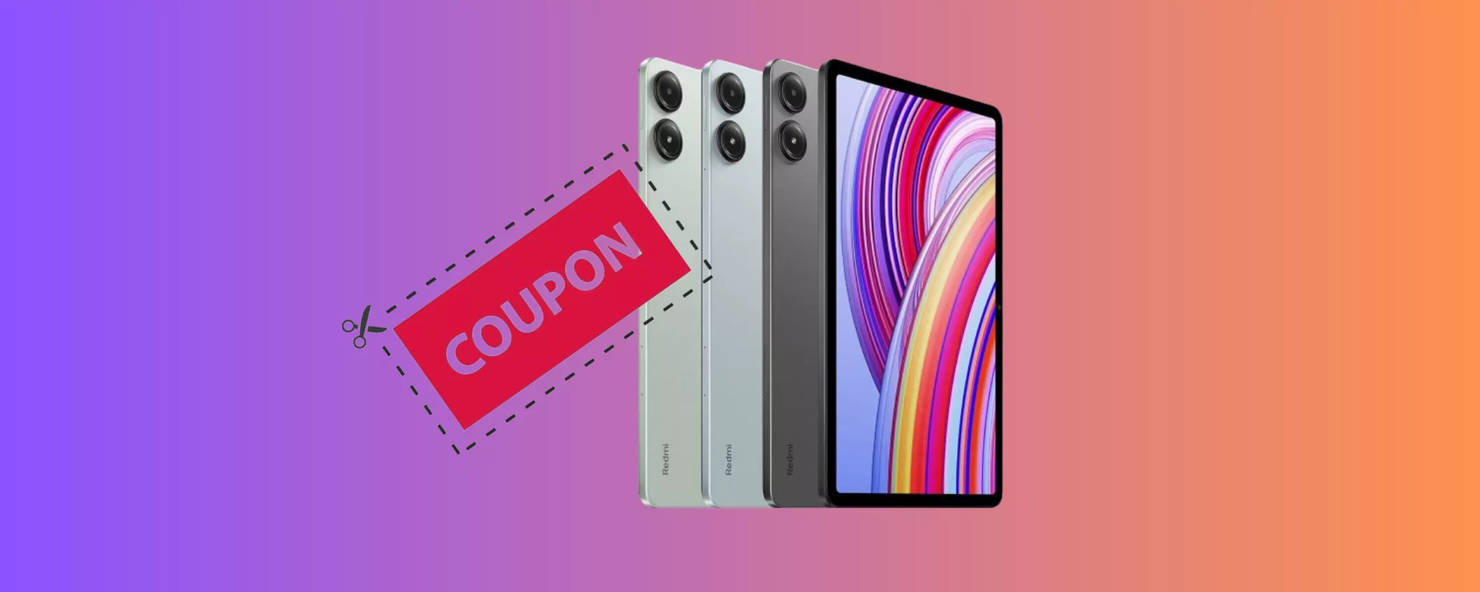 Xiaomi Redmi Pad Pro in SVENDITA: applica il CODICE PROMO su eBay