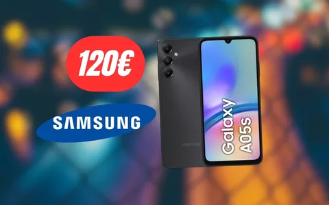 Samsung Galaxy A05s: display al top e batteria da 5000mAh a 120€