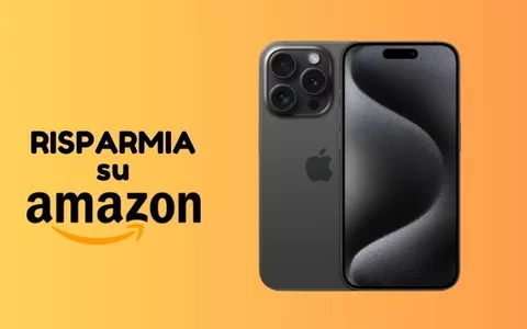 SUPER PROMO: risparmi 170 euro su iPhone 15 Pro (solo su Amazon)