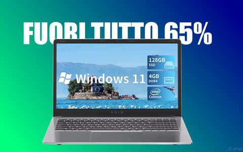 Laptop Windows 11 (8GB RAM, 256GB SSD) sconto 65%