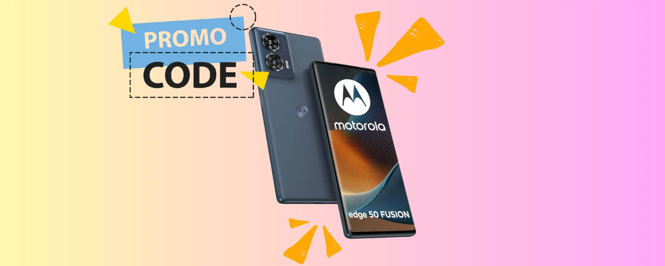 Motorola Edge 50 Fusion: con il codice promo eBay è tuo ad una spesa minima