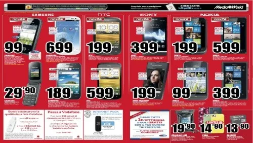 Mediaworld, online il nuovo volantino delle offerte Smart Summer 2012