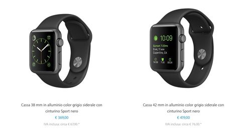 Apple Watch, calano i prezzi del dispositivo e delle riparazioni