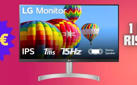 Esalta il tuo PC con il monitor LG in offerta su Amazon