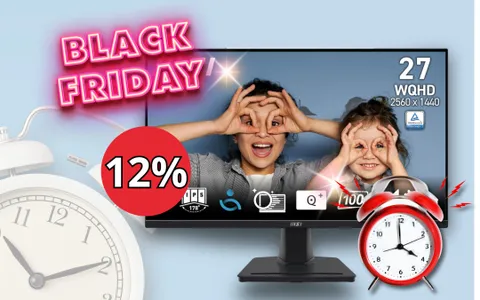 Monitor da 27 pollici in MEGA PROMO solo fino a mezzanotte per il Black Friday