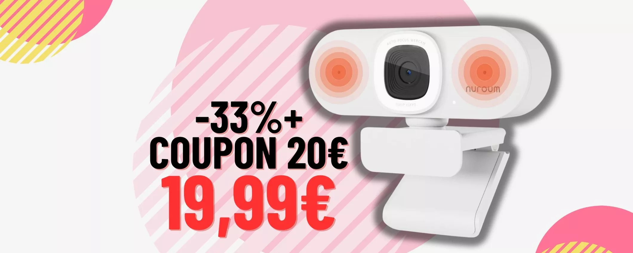 Webcam con luce per MacBook e non solo: 19€ è UN'OCCASIONE UNICA