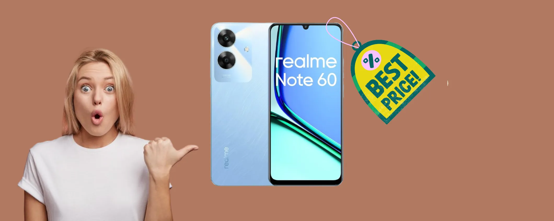 Realme Note 60 al minimo storico: oggi su Amazon lo paghi meno di 70€
