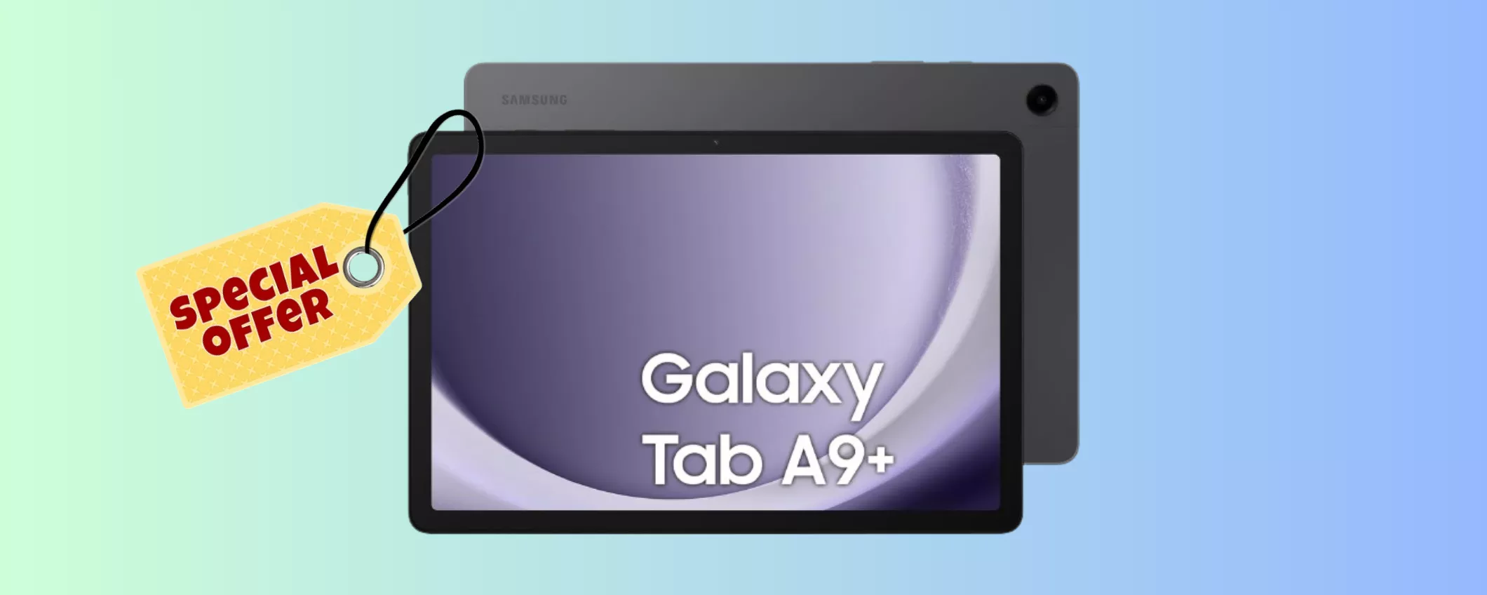 Samsung Galaxy Tab A9+ SCONTATISSIMO AL 37%: oggi risparmi PIU' DI 100 EURO