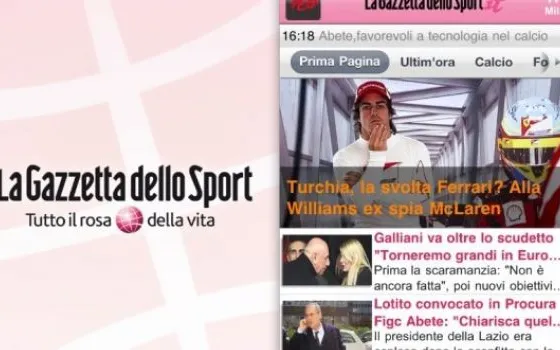 MelaBlog regala ai suoi lettori 7 abbonamenti annuali a Gazzetta per iPhone!