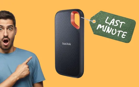 SSD portatile SanDisk da 4TB a quasi metà prezzo: oggi risparmi 260€