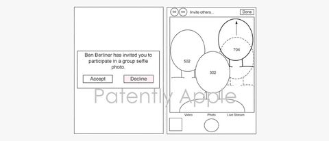 Apple brevetta i selfie di gruppo 