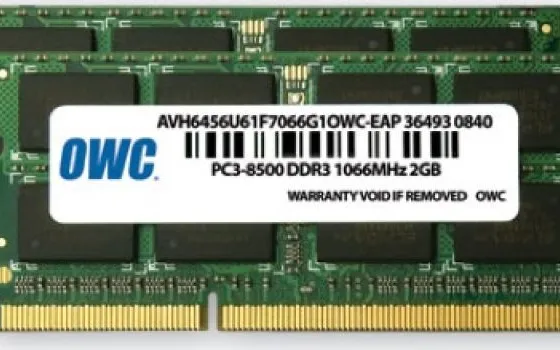 Kit di memoria RAM da 4 Gb per i nuovi Mac mini