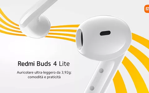 Xiaomi REGALA i Redmi Buds 4 Lite: oggi a MENO DI 20 EURO