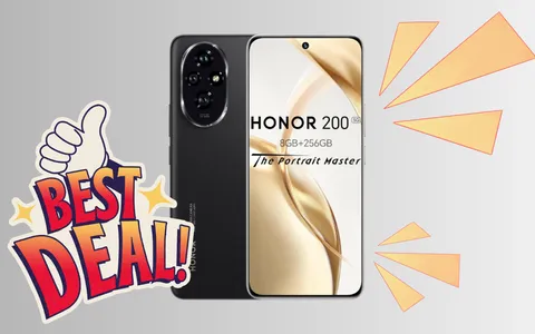 Smartphone HONOR 200: oggi è tuo a quasi metà prezzo (risparmi 270€!)