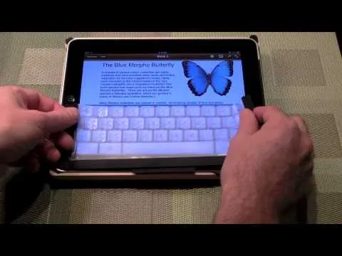 TouchFIre on the iPad 1