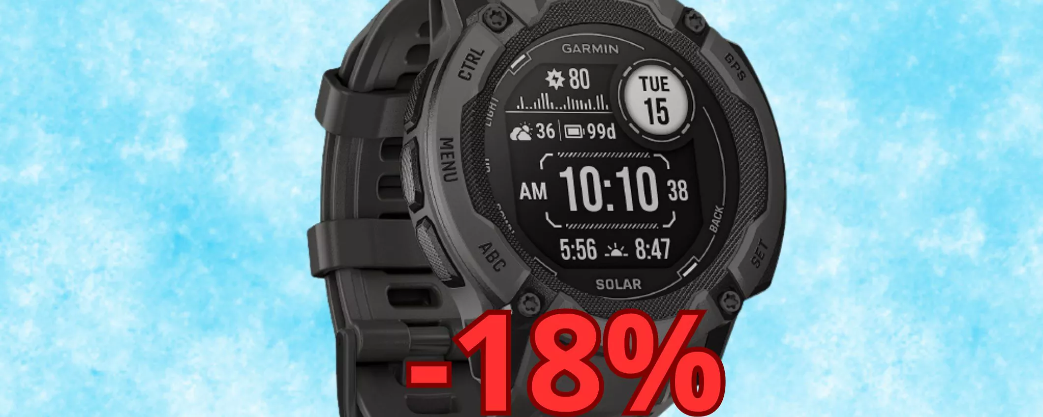 Con lo smartwatch rugged Garmin in offerta non ti fermerà più nulla!