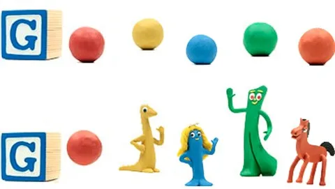 Google Doodle per Art Clokey e The Gumby Show