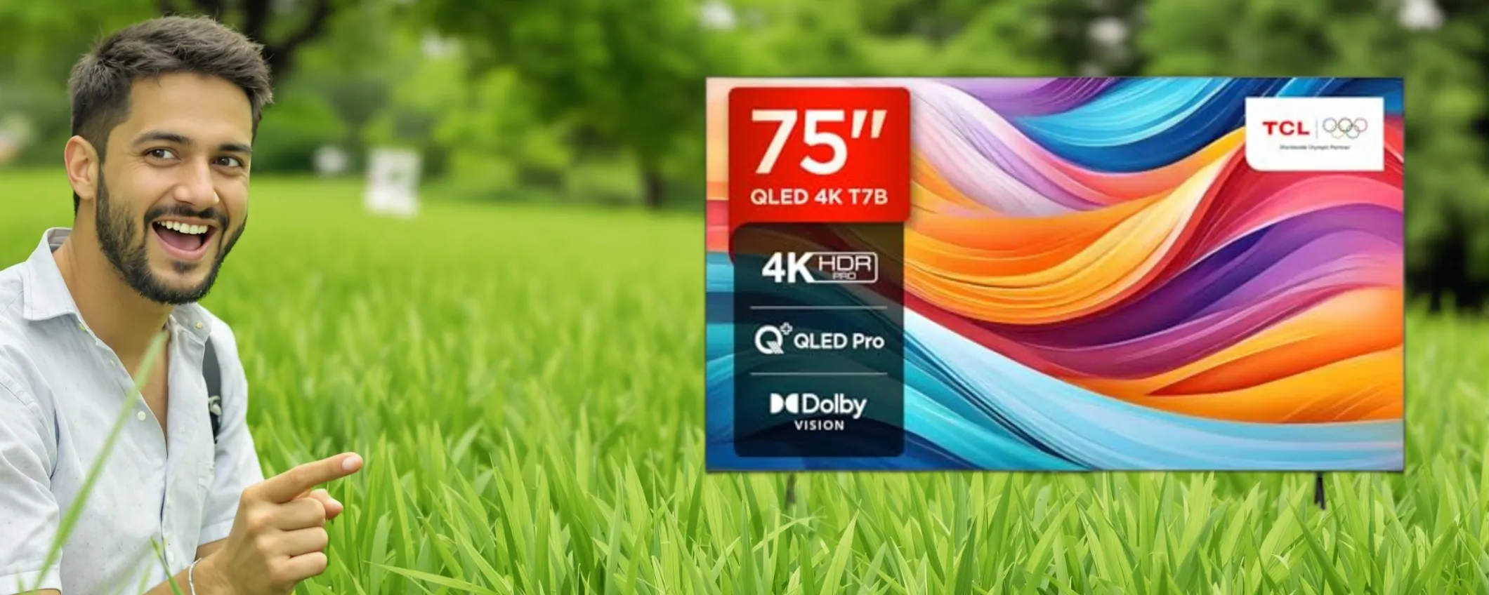 Super offerta TCL 75T7B: TV 75