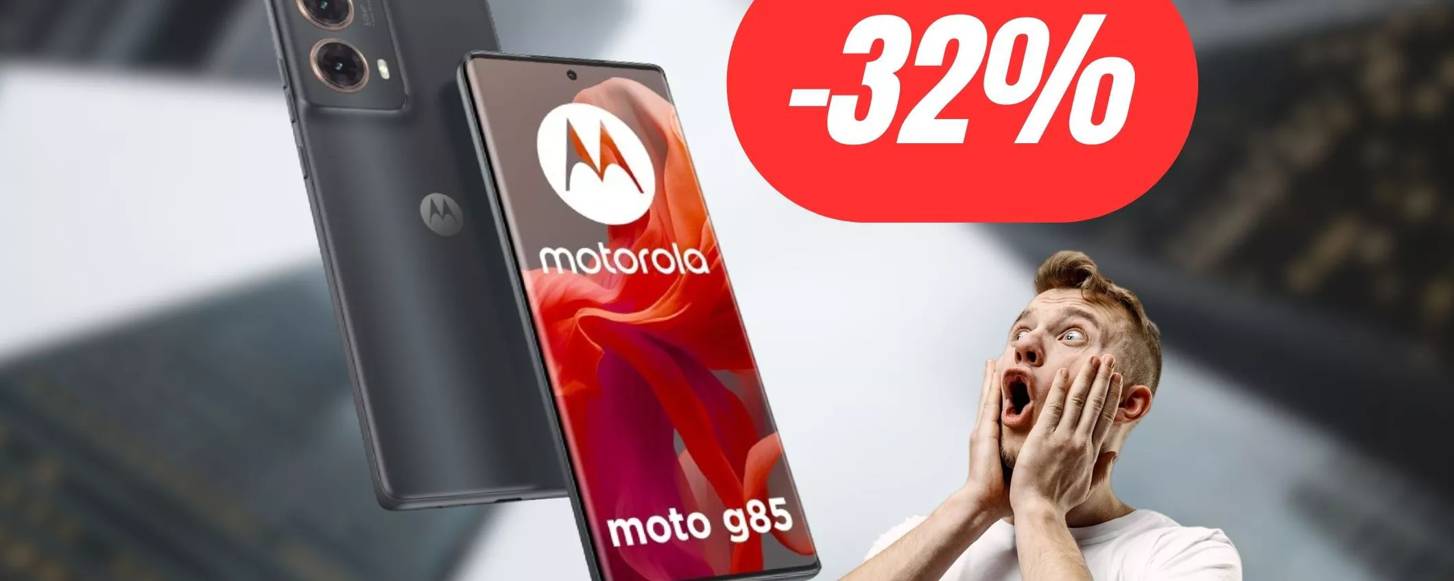 Motorola G85 è uno smartphone veloce, bilanciato e con un'ottima batteria (-32%)