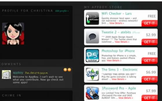 AppBoy il social network per scoprire nuove app per iPhone