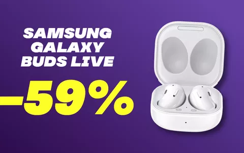 Samsung Galaxy Buds Live, Amazon ha PERSO LA TESTA: -59%!