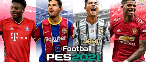 Messi e Ronaldo sulla copertina di PES 2021