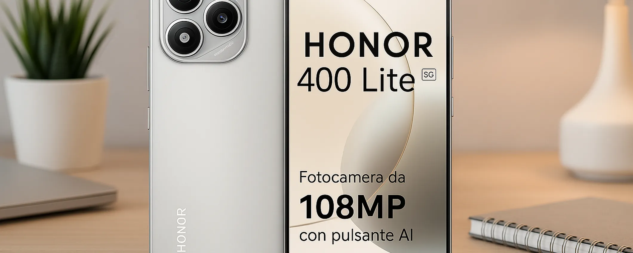 HONOR 400 Lite in offerta: tecnologia di fascia alta a un prezzo sorprendente su Amazon