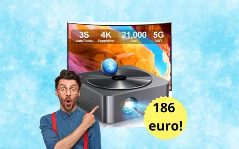 Il CINEMA in CASA con questo videoproiettore Bluetooth a soli 186 euro!