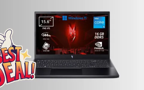 Maxi sconto di 200€ sul potentissimo Notebook da gaming Acer Nitro V