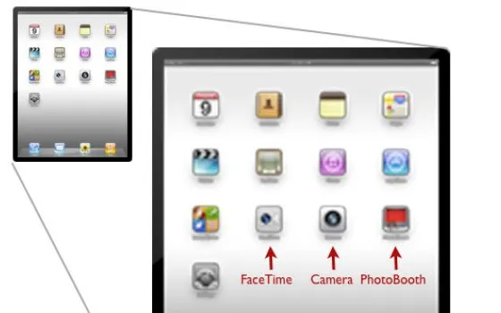 iOS 4.3 beta 2 svela le app per la fotocamera dell'iPad 2