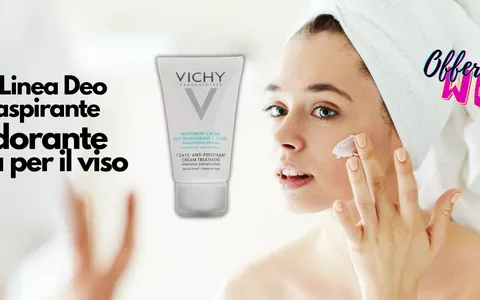 Antitraspirante viso Vichy Linea Deo, la tua pelle morbida e protetta con soli 8€