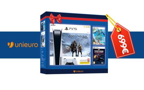PlayStation 5, INCREDIBILE offerta Unieuro: 699€ in bundle con tre giochi