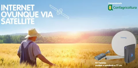 Open Sky porta Internet a 20 Mbps in campagna