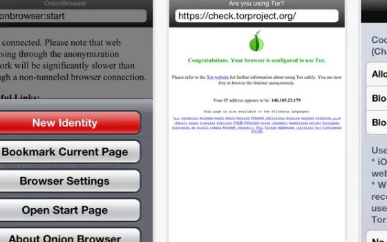 Onion Browser, l'anonimato via rete Tor anche su iOS