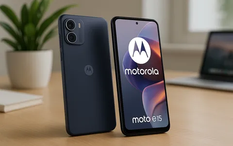 Motorola moto e15: design premium e batteria super a 64 euro