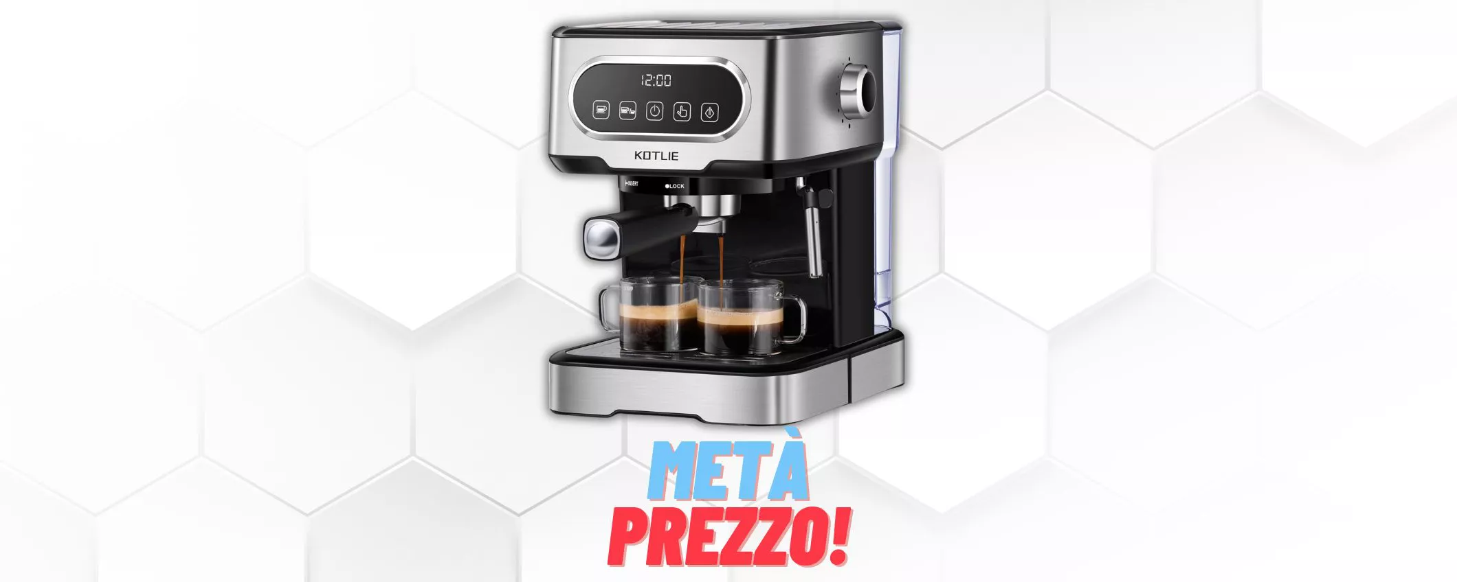 Macchinetta del caffè a METÀ PREZZO: espresso come al bar a 69,99€ -  Melablog