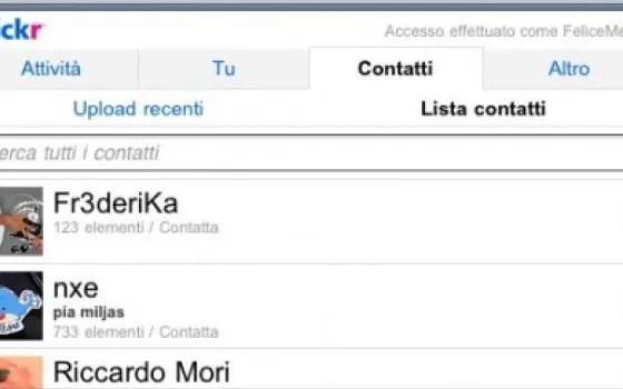 Flickr ottimizzato per iPhone