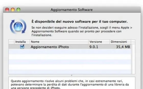 Apple rilascia iPhoto 9.0.1