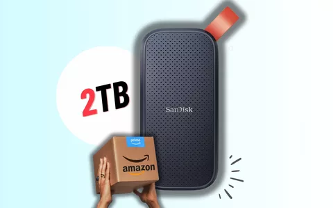 2 TERABYTE di SSD portatile SanDisk al MINIMO STORICO: scoprila ora!