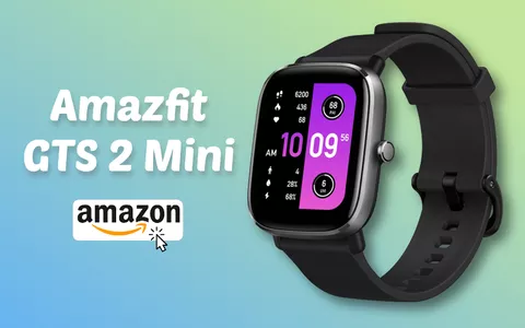 Amazfit GTS 2 Mini: con lo sconto Amazon lo paghi MENO DI 70€